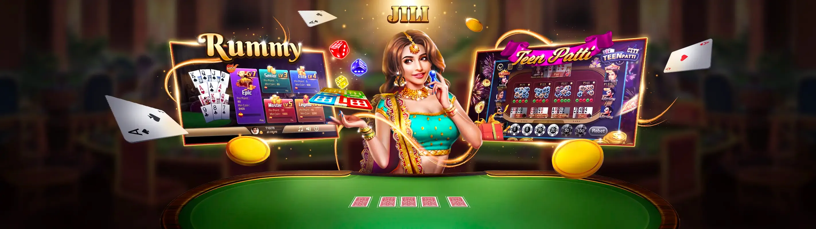 Sòng bạc trực tuyến casino bl555 với chip vàng và không gian sang trọng